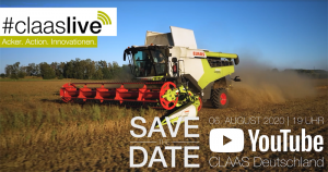 CLAAS organiseert donderdag 6 augustus live event