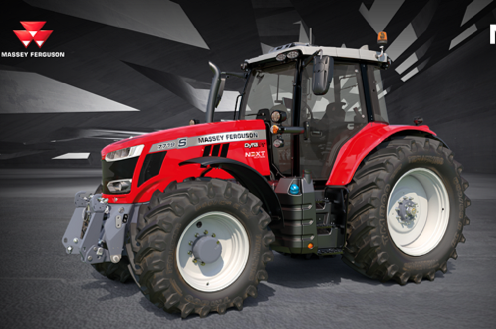 De Massey Ferguson 7719 S NEXT EDITION geeft nóóit op