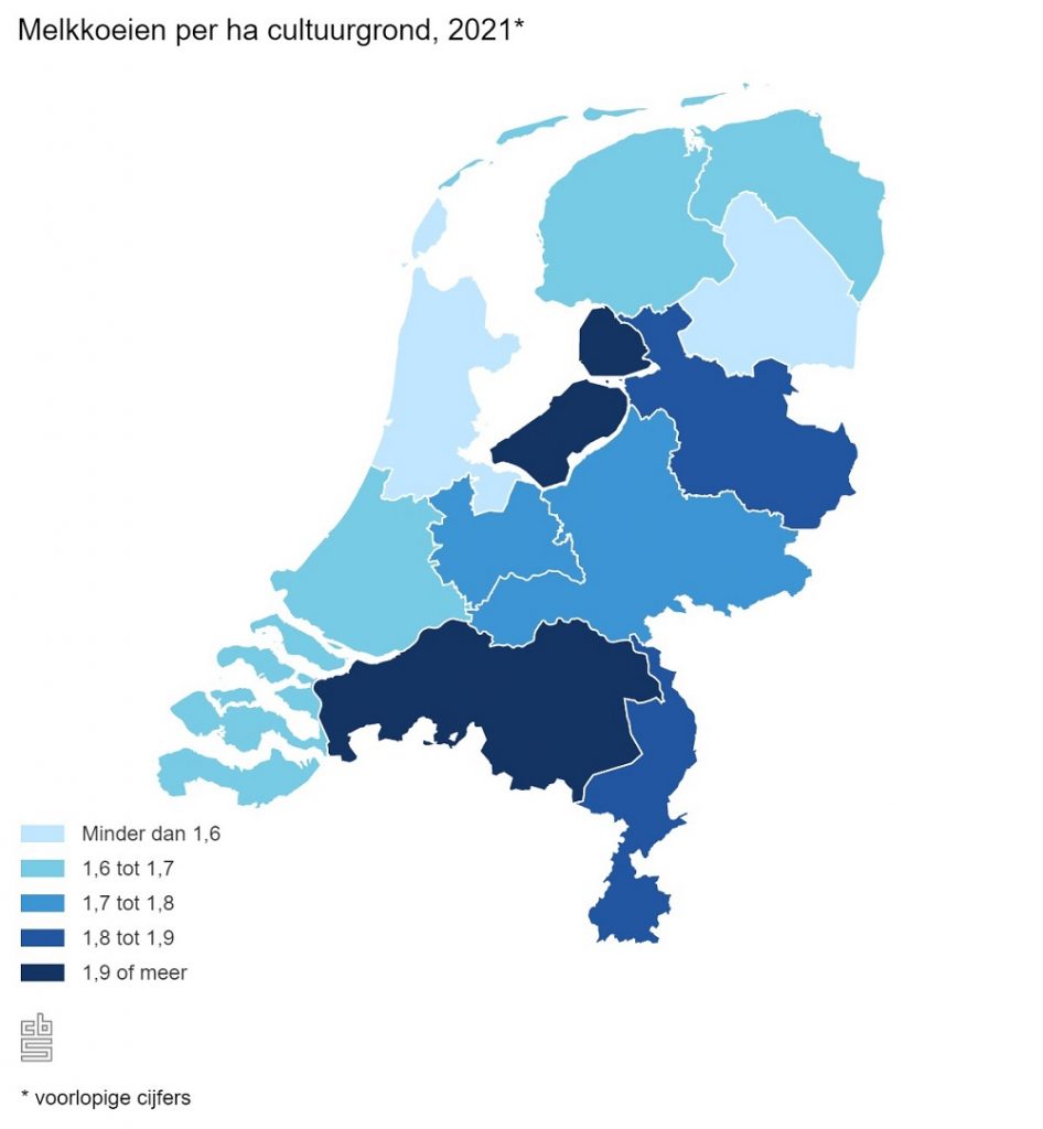 Nederlandse rundveestapel gelijk gebleven