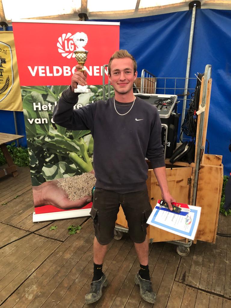 Student Hidde Dijkstra nationaal kampioen ploegen