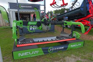 Hissink toont nieuwe dubbele messenbalk met unieke getrokken ophanging